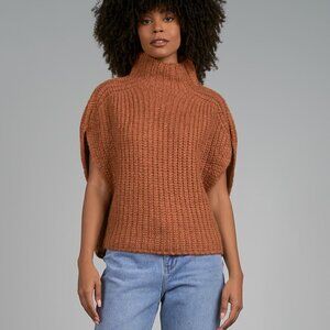 Elan Copper Overlay Sweater - NWT